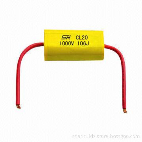 Metallized Polyester Film Capacitor-axial, Low-dissipation Factor and High-insulation Resistance
